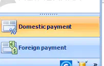 Переключатель между счетами