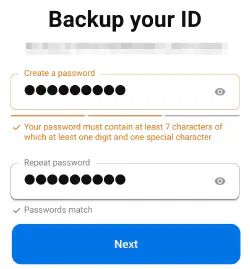 Вводим пароль